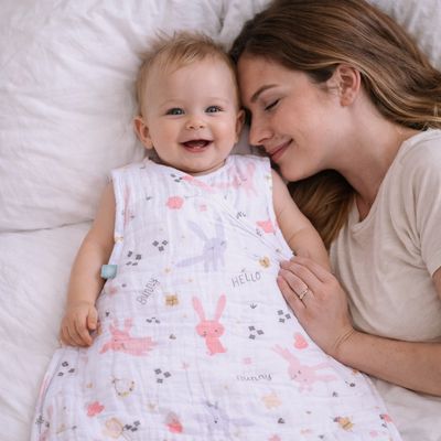 Funnababy Sleeping Bag - Rabbit - Pink - 55 Cm, Hase, Rosa, weiß – product image, baby sleep essent…