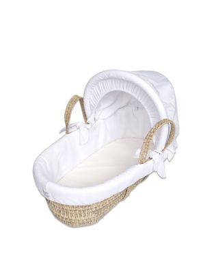 Moses Basket Textiles - Basic - White