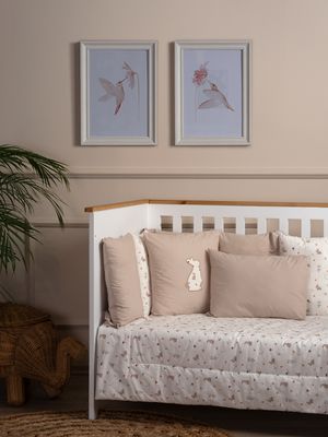 Funnababy Bedding Set (7 Pcs) - Grass Beige - 60/70 Cm – product image, baby sleep essentials, wood…