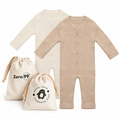 Baby Set 2 in 1, 2 Sleepsuits for Newborns Zero.99