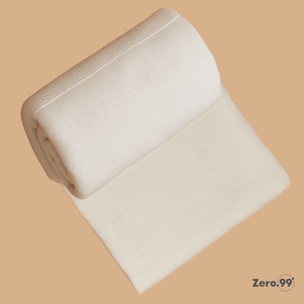 Knitted Blanket Zero.99, 100% Cotton, Creme – baby sleep essentials, baby textile