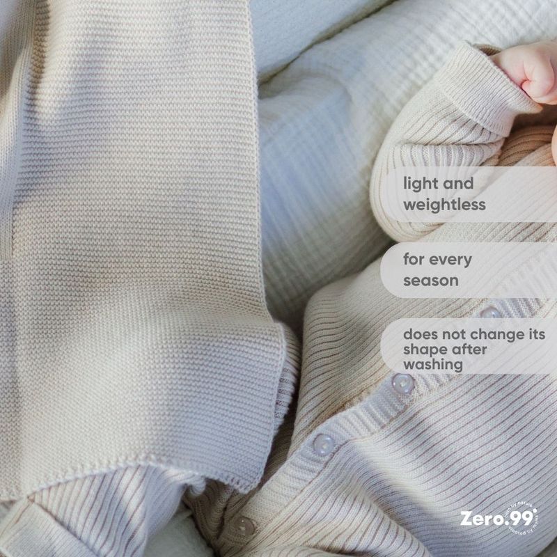 Newborn Sleepsuit Zero.99, Beige – product image, baby textile, baby clothing