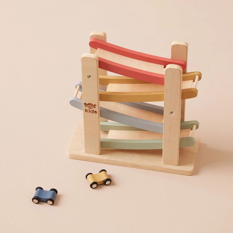 Just Bee Kids Wooden Car Ramp Toy – product image, arts and crafts, wooden toy