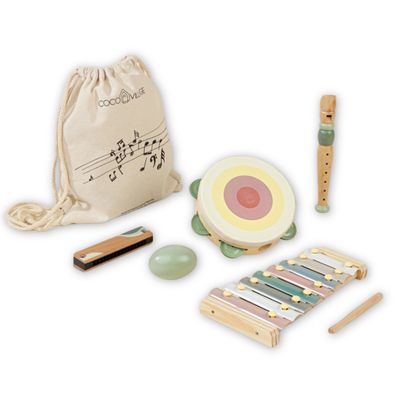 Coco Village Set strumenti musicali in legno – Gioco sensoriale ed educativo – gioco sensoriale bab…