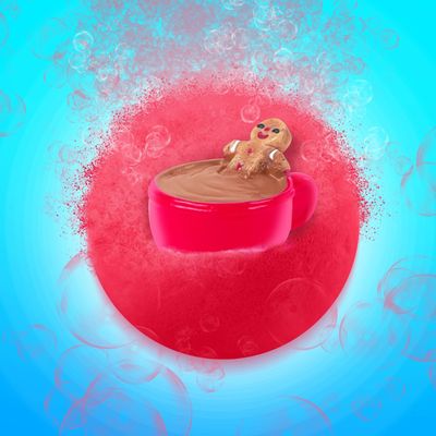 Zimpli Kids 6x Baff Bombz Gingerbread Surprise Bath Bomb – product image, STEM toy, bath time