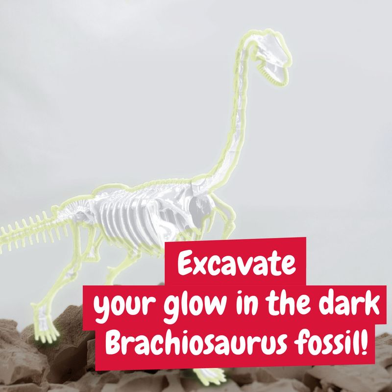 Science4you Glow in the Dark Brachiosaurus Excavation Kit – Dinosaur Fossil Toy – product image, ST…