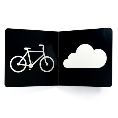 Kontrastreiches Tummy Time Buch für Babys