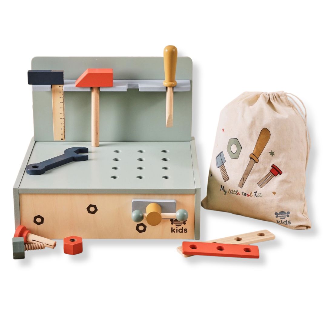 Wooden Tool Bench FSC® – Role Play Workshop for Kids