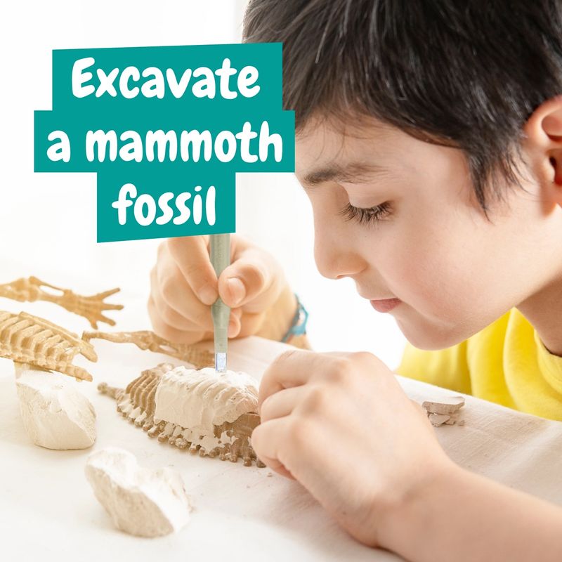Science4you Mammoth Fossil Excavation Kit – STEAM Archaeology Toy – product image, STEM toy, gift f…