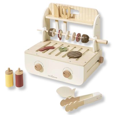 Holz-Grill Spielset – Rollenspiel Barbecue