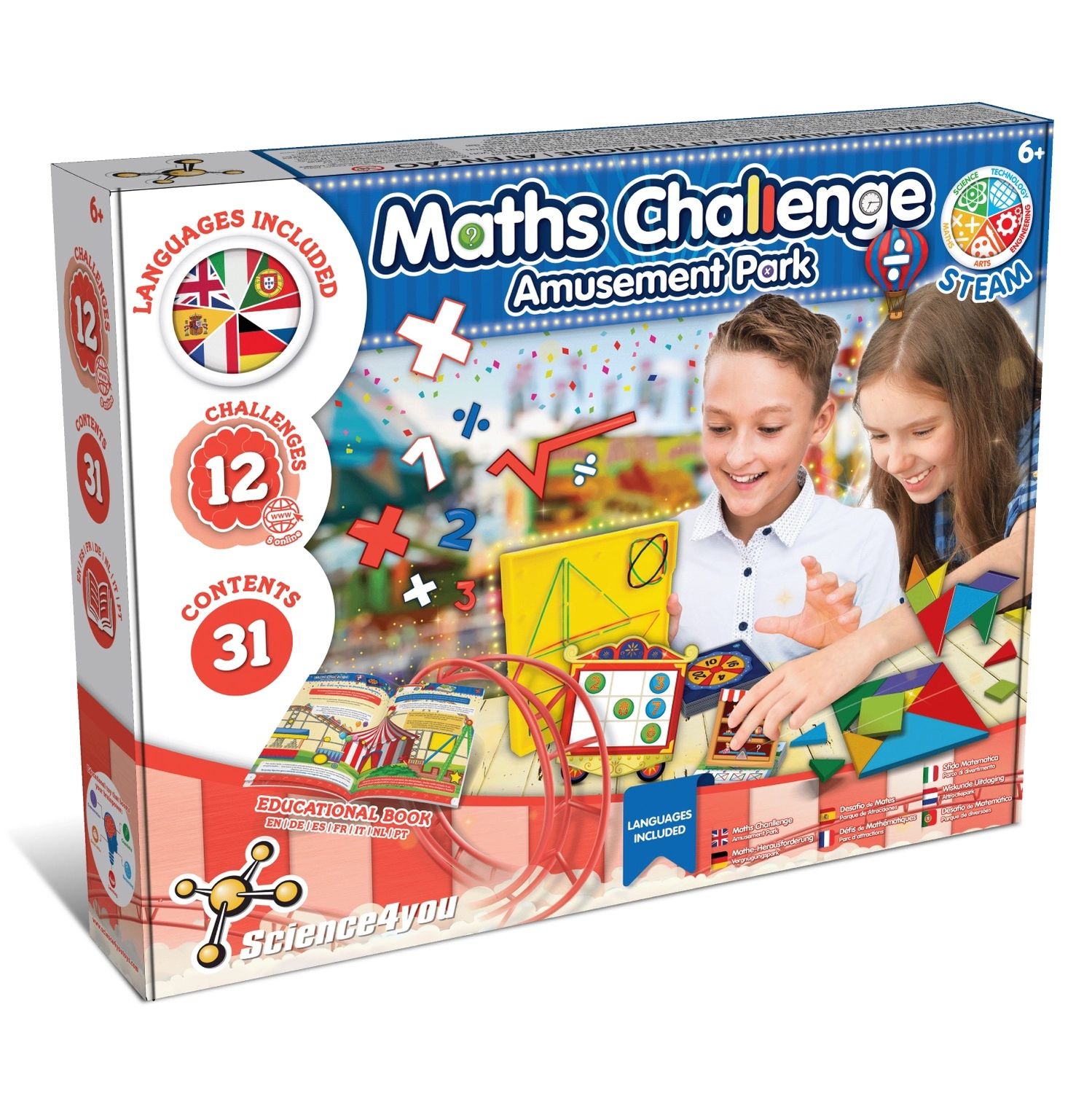 Maths Challenge Amusement Park – STEM Math Game