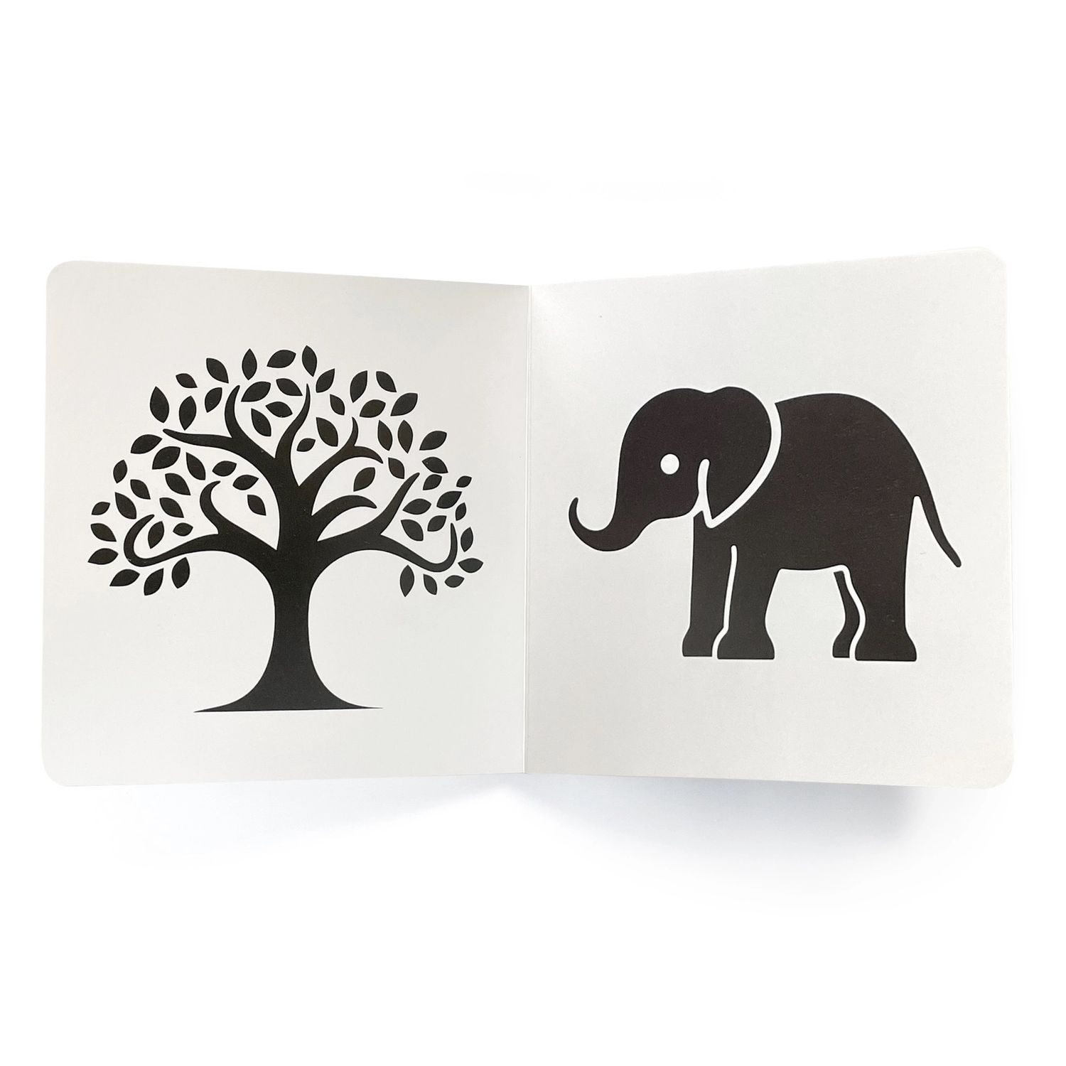 High Contrast Tummy Time Book for Babies