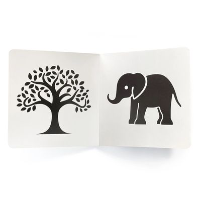 Kontrastreiches Tummy Time Buch für Babys