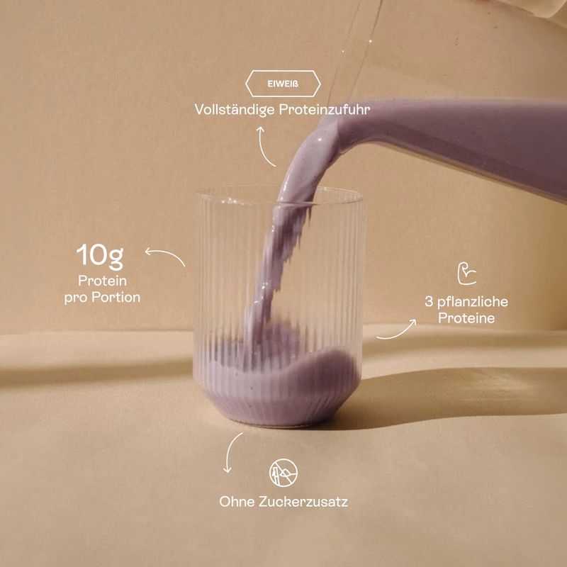 JOLLY MAMA Purple Power – Poudre de protéines végétales à la myrtille biologique – photo produit, v…