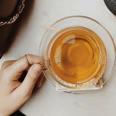 Myrtle &amp; Maude Organic Postpartum Support Tea – Herbal Blend for New Moms – product image, baby tex…