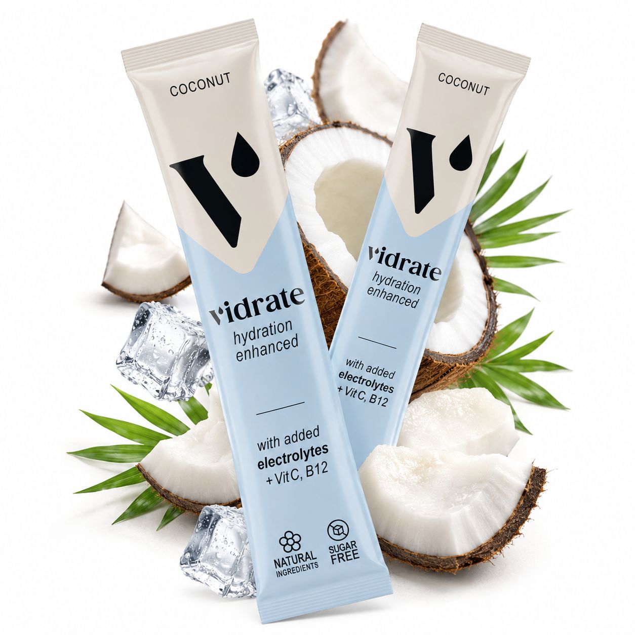 Vidrate Electrolyte Hydration Drink Sachets - 10 Pack, Coconut – baby textile, baby clothing