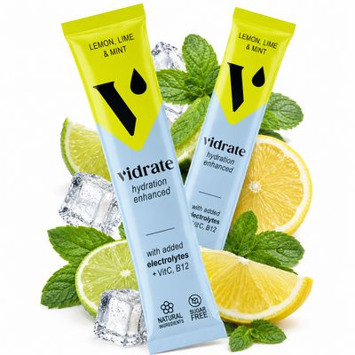 Vidrate Electrolyte Hydration Drink Sachets - 10 Pack, Lemon, Lime &amp; Mint – baby textile, baby clot…