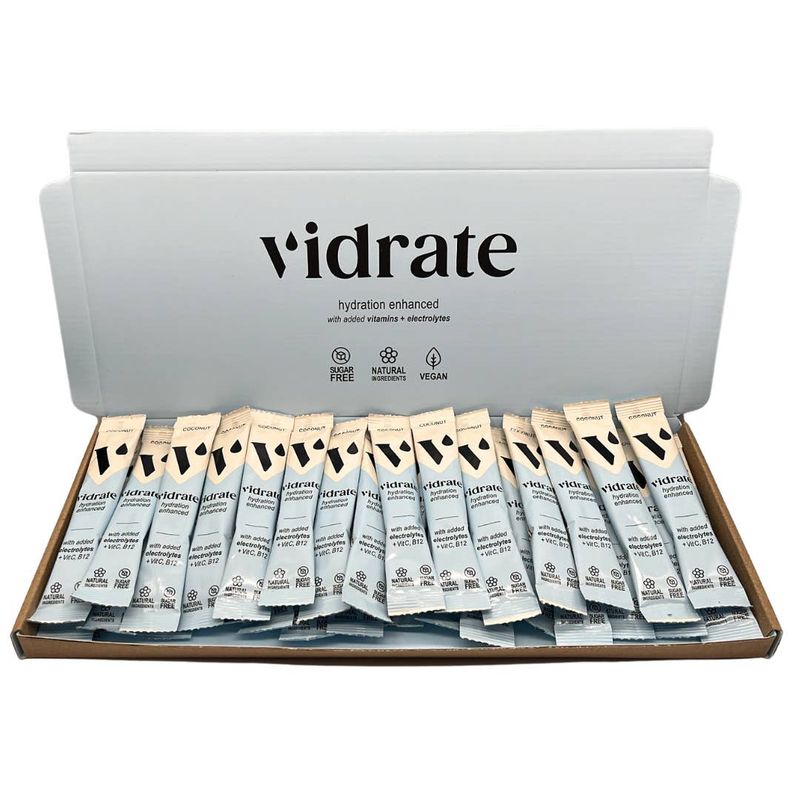 Vidrate Electrolyte Hydration Drink Sachets - 30 Pack, Coconut – vêtements bébé, cadeau enfant