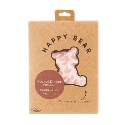 HappyBear Diapers Couche lavable à poche pour bébés – Réutilisable, taille unique, 4–15 kg, Roar – …