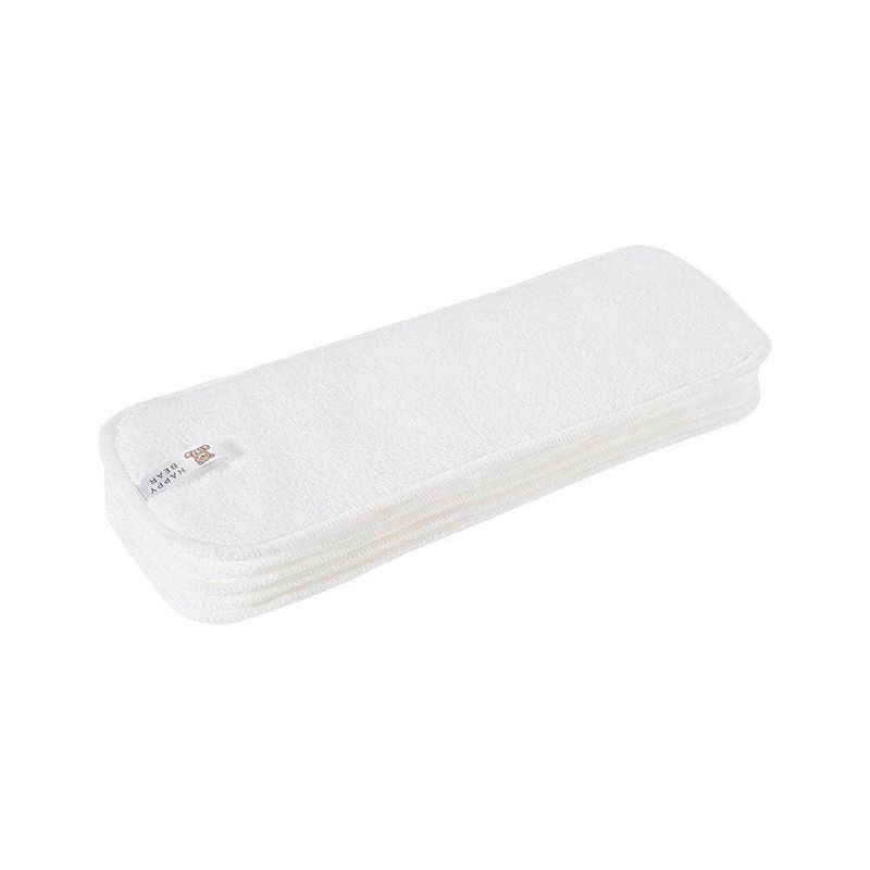 HappyBear Diapers Inserts de renfort en microfibre pour couches lavables – Lot de 4, Weiss – photo …