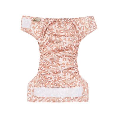 HappyBear Diapers Couche lavable tout-en-un pour bébés – Réutilisable, taille unique, 4–15 kg, Roar…