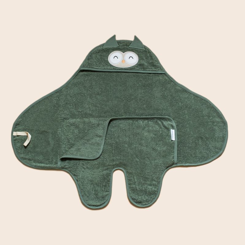 Baby Hooded Towel Organic Cotton OEKO-TEX – Soft Absorbent Bath Towel for Babies &amp; Toddlers