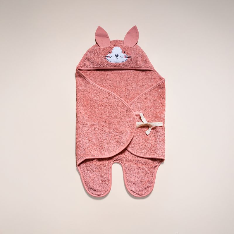 Funnababy Cape de bain bébé en coton biologique OEKO-TEX – serviette douce et absorbante pour bébés…
