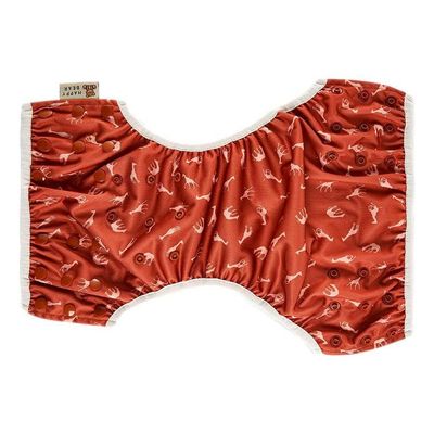 HappyBear Diapers Reusable Baby Swim Diaper – One Size 0–3 Years, Savanna – product image, bath tim…