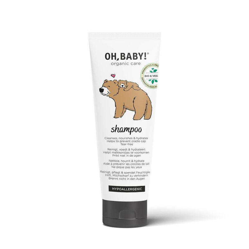 OH BABY! Organic Baby Shampoo with Chamomile &amp; Prebiotics – Gentle Hair Care – bath time, newborn b…
