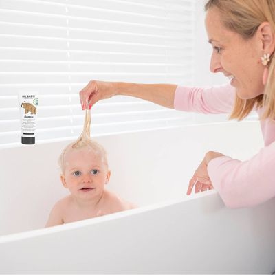 OH BABY! Organic Baby Shampoo with Chamomile &amp; Prebiotics – Gentle Hair Care – product image, bath …
