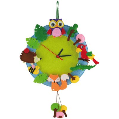 ANDREU TOYS DIY Felt Clock Craft Kit – Learn &amp; Create – product image, STEM toy, arts and crafts