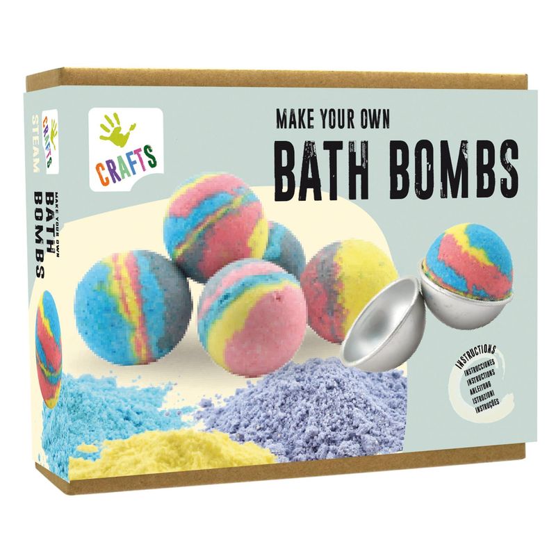 ANDREU TOYS DIY Bath Bombs Science Kit – Make Your Own Bath Bombs – STEM toy, arts and crafts