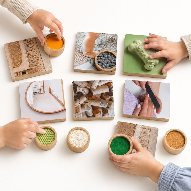 ANDREU TOYS Sensory Matching Game – Tactile Learning &amp; Memory Game – product image, STEM toy, baby …