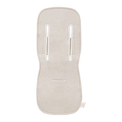 MayLILY Muslin 3D anti-sweat stroller insert, Beige – stroller accessory, baby textile
