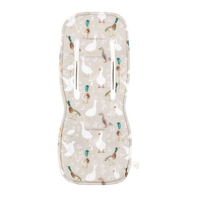 MayLILY Bamboo 3D anti-sweat stroller insert, Ducks – stroller accessory, newborn baby