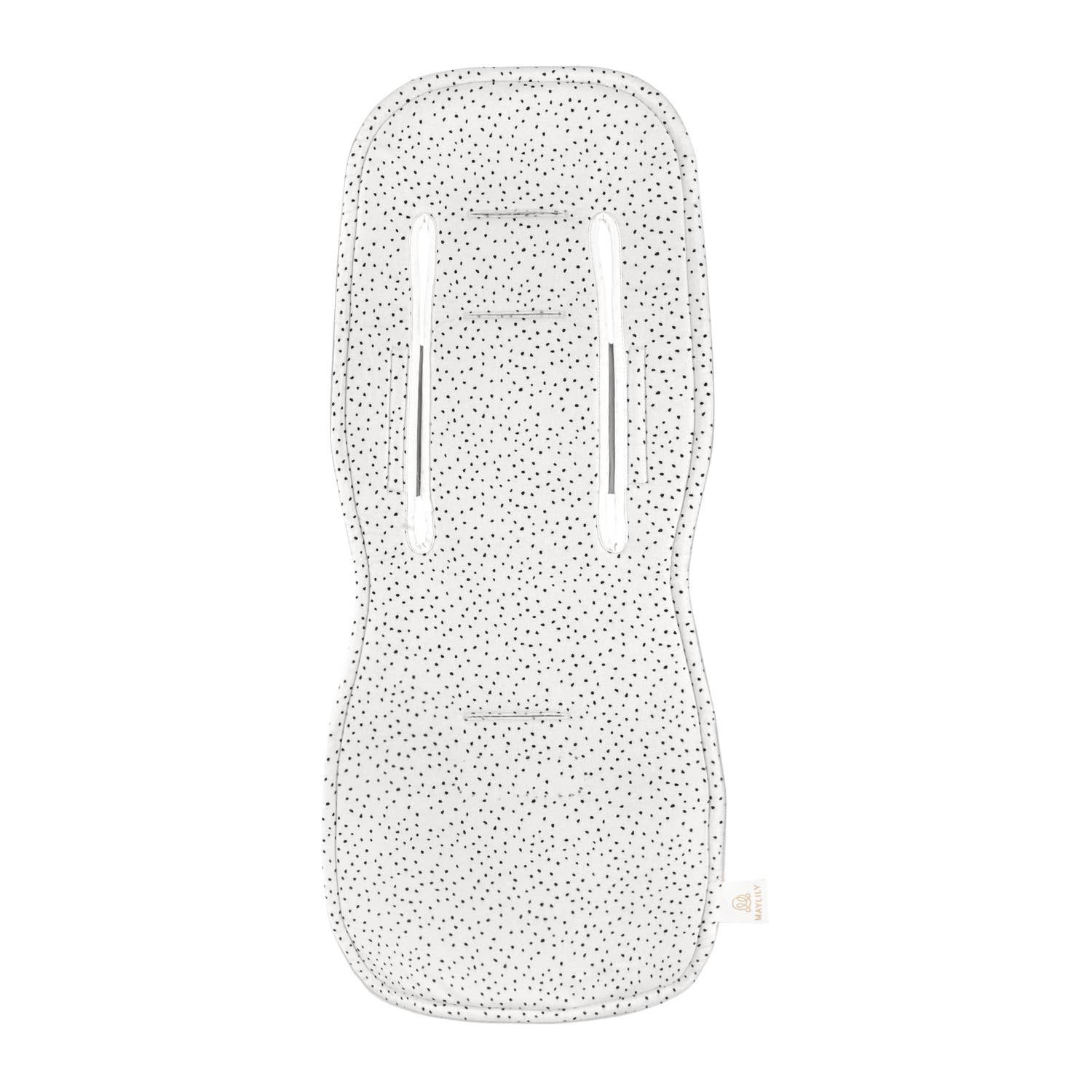 MayLILY Bamboo 3D anti-sweat stroller insert, Stones Beige – stroller accessory, newborn baby