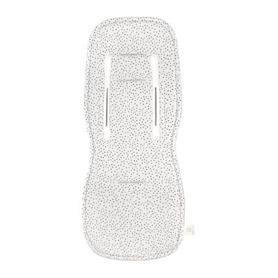 MayLILY Insert de poussette anti-transpiration 3D en bambou, Stones Beige – accessoire poussette, n…