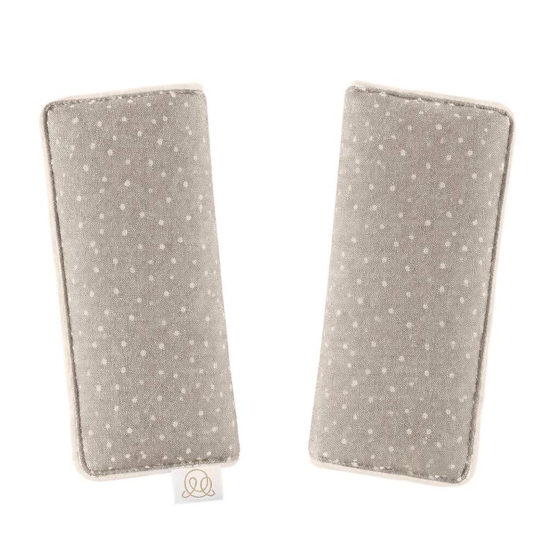 MayLILY Coussinets de ceinture de sécurité en bambou, Stones taupe – accessoire poussette, nouveau-…