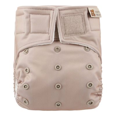 HappyBear Diapers Pannolino lavabile tutto in uno per neonati – Riutilizzabile, taglia unica 4–15 k…