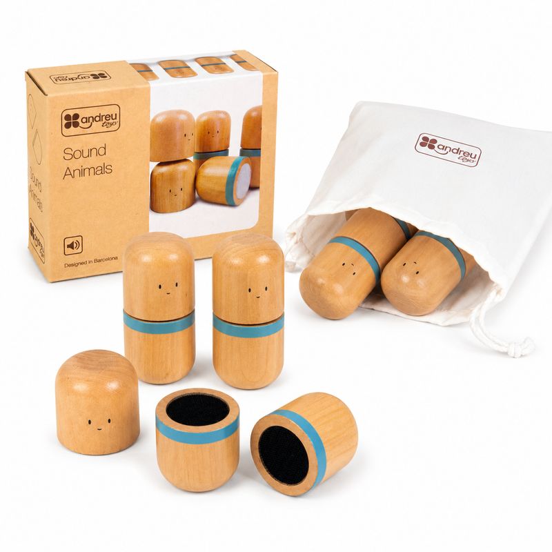 Sound Animals Matching Game – Sensory Wooden Sound Puzzle