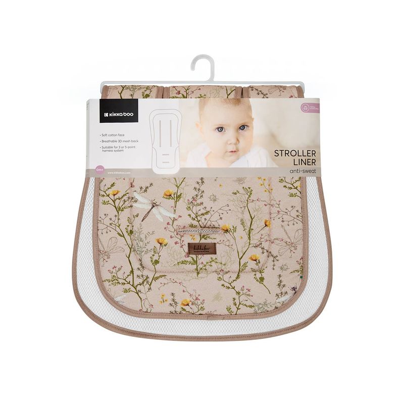 Doublure de siège de poussette en coton respirant