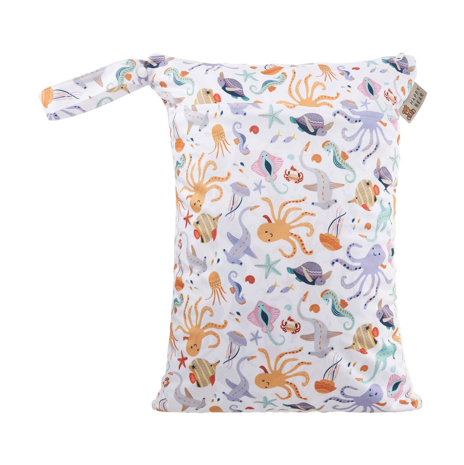 Waterproof Wet Bag for Cloth Diapers – 2 Compartments, 30 × 40 cm