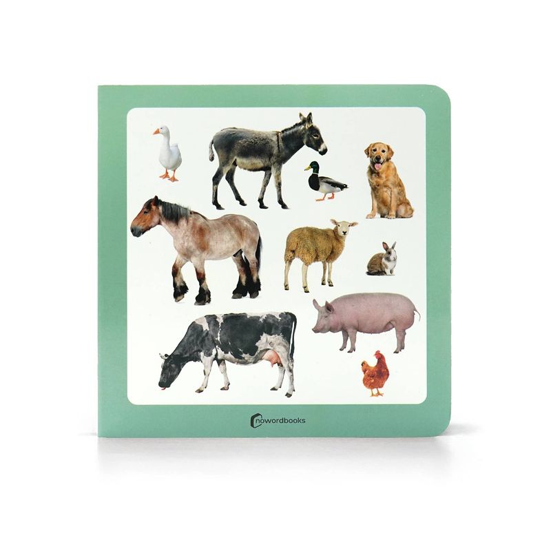 Farm Animals Educational Baby Book – Visual Learning for Babies &amp; Toddlers