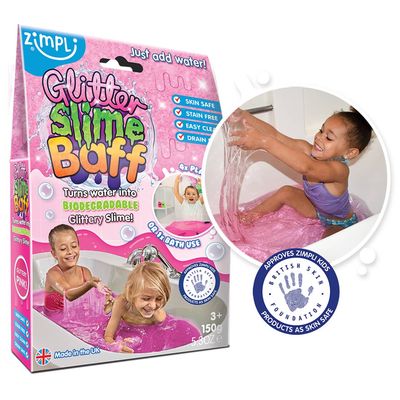 Zimpli Bio Glitzer-Schleim Baff Kinder Sensorisches Badespielzeug