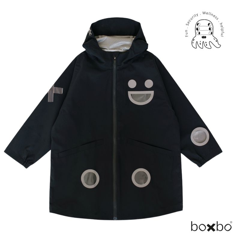 Boxbo Veste de Pluie Enfant Eco Reflective Windbreaker, Schwarz – fournitures scolaires, vêtements …