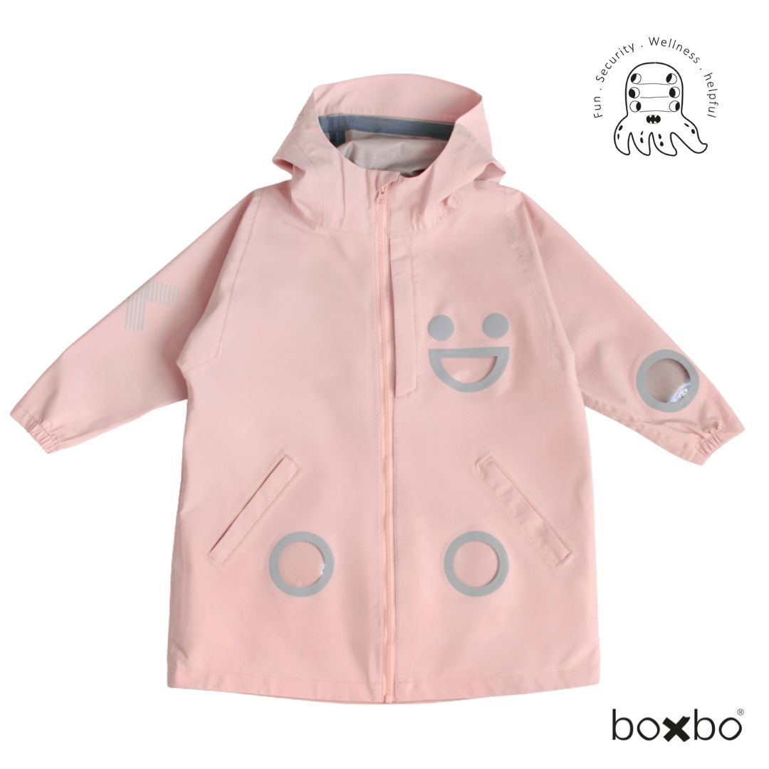 Boxbo Kids Rain Jacket Eco Reflective Windbreaker, Rosa – school supplies, baby clothing
