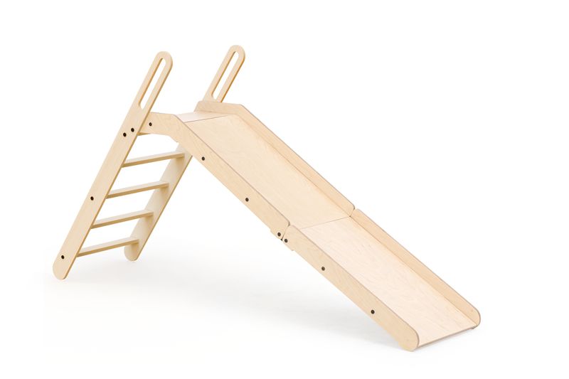 MamaToyz SLIDEME natural slide – product image, wooden toy, motor skills toy