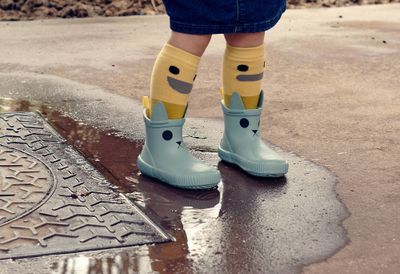 Bottes de pluie pour enfants  – Caoutchouc naturel avec doublure en coton