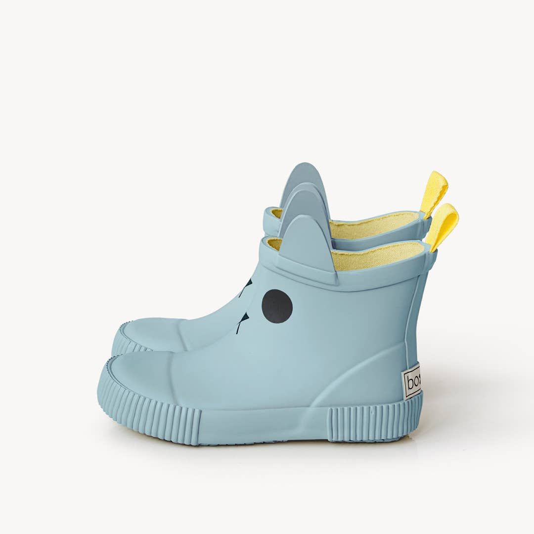 Kids Rain Boots – Natural Rubber with Cotton Lining