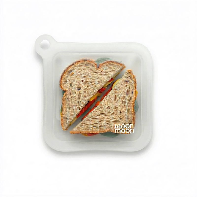 Reusable Silicone Sandwich Box – Leakproof Plastic-Free Lunch Case